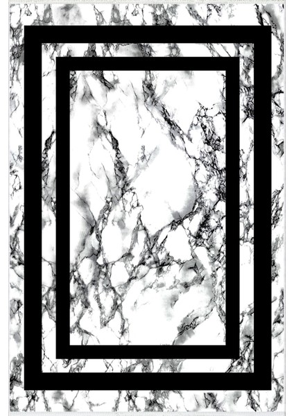 Yolluk Çerçeve Mermer Siyah Beyaz Kaymaz Kesme Yıkanabilir Ince Koridor Halısı fiyatları