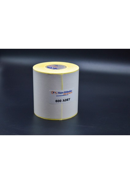 Kuşe Etiket 100MMX80MM