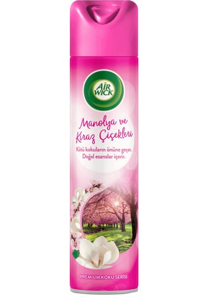 Airwick Aerosol Manolya ve Kiraz Çiçekleri 300 ml