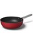 SMEG Cookware 50'S Style Kırmızı WOK Tava 30 cm 1