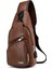 Su Geçirmez Pu Tek Omuz Erkekler Göğüs Çantası (Light Brown) (Yurt Dışından) 2