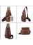 Su Geçirmez Pu Tek Omuz Erkekler Göğüs Çantası (Light Brown) (Yurt Dışından) 4