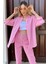 Mad Girls Pembe Oversize Gömlek MG1369 1