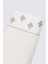 Aslışah Banyo Havlusu Organik Pamuk Nakışlı Krem 80X150 cm 4