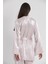 2040 Üçlü Kadife - Saten Pijama Takımı 4