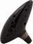 Okarina-Black 12 Delikli Seramik Okarina Siyah 1