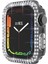 Çift Sıra Pırlanta Pc Apple Watch Uyumlu Series 7 41MM Şeffaf (Yurt Dışından) 3