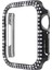 Çift Sıra Pırlanta Pc Apple Watch Uyumlu Series 7 41MM Siyah (Yurt Dışından) 1