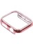 Metal Pırlanta Koruyucu Watch Uyumlu Kılıf Apple Watch Uyumlu Series 7 6 Se 5 4 44MM Pembe (Yurt Dışından) 2