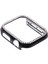 Metal Pırlanta Koruyucu Watch Uyumlu Kılıf Apple Watch Uyumlu Series 7 6 Se 5 4 44MM Siyah (Yurt Dışından) 2