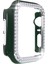 Çift Sıra Pırlanta Iki-Renkli Elmalı Pc Watch Uyumlu Case Apple Watch Uyumlu Serisi 6 Se 5 4 40MM Yeşil + Gümüş (Yurt Dışından) 2