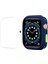 Tpu Kılıf + Tam Kapsama Pet Ekran Koruyucu Apple Watch Uyumlu Series 7 41MM Koyu Mavi (Yurt Dışından) 1