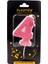 Simli Pembe Rakam Mum-4 1