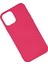 Apple iPhone 12 Kılıf Lansman Içi Kadife Nano Silikon - Koyu Pembe 2