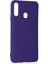 Samsung Galaxy A20S Kılıf Lansman Içi Kadife Nano Silikon - Mor 3