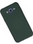 Samsung Galaxy J7 Kılıf Lansman Içi Kadife Nano Silikon - Koyu Yeşil 2