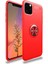 Apple iPhone 11 Kılıf Yüzüklü Silikon Range - Kırmızı 1
