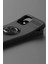 Apple iPhone 12 Mini Kılıf Yüzüklü Silikon Range - Siyah-Mavi 5