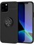 Apple iPhone 12 Kılıf Yüzüklü Silikon Range - Siyah 1