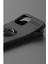 Apple iPhone 12 Pro Kılıf Yüzüklü Silikon Range - Siyah-Kırmızı 5