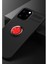 Apple iPhone 12 Pro Max Kılıf Yüzüklü Silikon Range - Siyah-Kırmızı 2