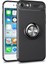 Apple iPhone 8 Kılıf Yüzüklü Silikon Range - Siyah 1
