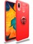 Samsung Galaxy A10S Kılıf Yüzüklü Silikon Range - Kırmızı 1