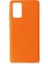 Samsung Galaxy Note 20 Kılıf Lansman Içi Kadife Nano Silikon - Turuncu 1
