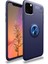 Apple iPhone 11 Pro Max Kılıf Yüzüklü Silikon Range - Mavi 1