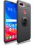 Oppo A12 Kılıf Yüzüklü Silikon Range - Siyah 1
