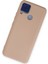 Realme C25 Kılıf Lansman Içi Kadife Nano Silikon - Bej 2