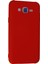 Samsung Galaxy J7 Kılıf Lansman Içi Kadife Nano Silikon - Kırmızı 3