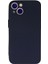Apple iPhone 13 Mini Kılıf Lansman Içi Kadife Nano Silikon - Koyu Gri 1