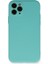 Apple iPhone 11 Pro Kılıf Lansman Içi Kadife Nano Silikon - Turkuaz 1