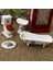 1/12 Dollhouse Mobilya Porselen Banyo Seti Çiçek Tuvalet & Küvet # 5 (Yurt Dışından) 3