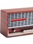 Vintage Stil Gramofon Kaydedici Minyatür Için 1:12 Dollhouse Dekorasyon Koyu Kırmızı (Yurt Dışından) 3
