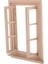 1/12 Dollhouse Minyatür Boyasız Ahşap 6 Bölme Pane Pencere Çerçevesi Dıy Aksesuar (Yurt Dışından) 1