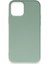 Apple iPhone 12 Kılıf Lansman Içi Kadife Nano Silikon - Su Yeşili 1