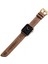 Apple Watch Kordon 42MM 44MM 45MM 49MM 3 / 4 / 5 / 6 / Se / 7 / 8 / Ultra / Ultra 2 Kahverengi Apple Deri Kayış 9