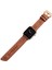 Apple Watch Kordon 42MM 44MM 45MM 49MM 3 / 4 / 5 / 6 / Se / 7 / 8 / Ultra / Ultra 2 Deri Kordon Hakiki Deri Kayış Taba 9