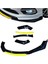 Opel Corsa B 1993-2000 4 Parça Sarı Ön Ek Piano Black Lip 1