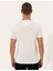 Erkek Ekru Slim Fit Bisiklet Yaka Tişört 50249690-VR019 5