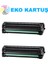 Eko Kartuş Hp Laser 107W Ekonomik Avantajlı  2'li  Paket ÇİPSİZ(W1106A)  Muadil Toner, 1