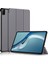 Premium Pu Deri Tri-Fold Flip Tasarım Hafif Akıllı Standı Kapak Oto Uyandırma / Uyku İçin Huawei Matepad Pro 12.6 (2021) - Gri (Yurt Dışından) 1
