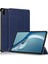 Premium Pu Deri Tri-Fold Flig Tasarım Hafif Akıllı Standı Kapak Oto Uyandırma / Uyku İçin Huawei Matepad Pro 12.6 (2021) - Mavi (Yurt Dışından) 1