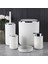Lisbone Silver 5 Parça Banyo Aksesuar Seti - Beyaz 1