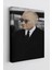 Atatürk Portre Tablosu Mustafa Kemal Atatürk Dikdörtgen Dekoratif Kanvas Tablo 3