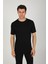 Erkek Bisiklet Yaka Basic Rahat Kalıp Pamuklu T-Shirt AC-Y38599LNS 1