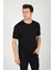 Erkek Bisiklet Yaka Basic Rahat Kalıp Pamuklu T-Shirt AC-Y38599LNS 3