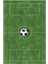 Çocuk Halısı Figürlü Futbol Sahası Desenli Yeşil Kaydırmaz Kesme Yıkanabilir Ince Halı 2